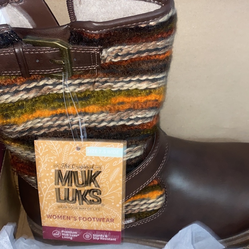 NWT MUK LUKS Women's Scarlett Sasha Fashion Boot size 7.5 - Picture 5 of 5